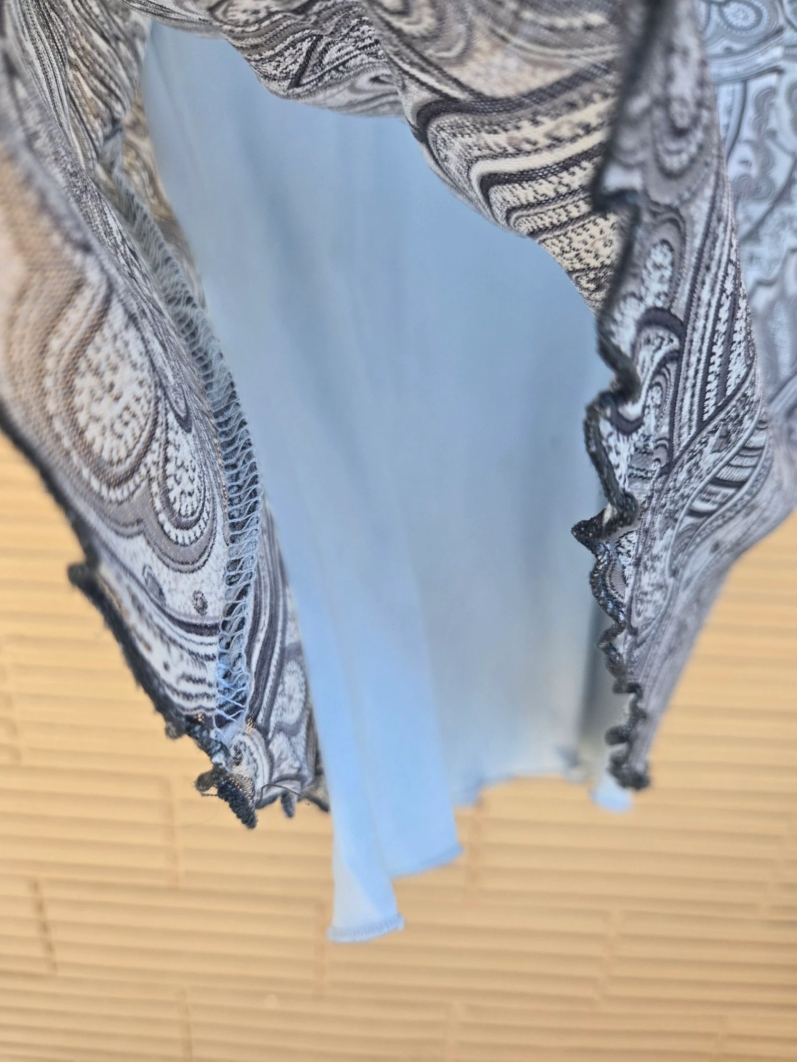Vintage paramecium rok wit en zwart – photo 3